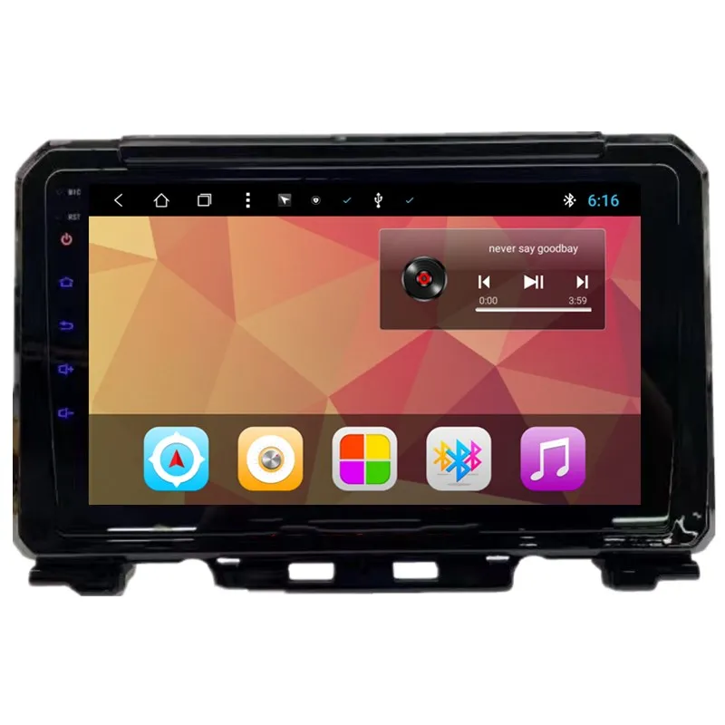 Автомобильный мультимедийный стерео радиоприемник на Android 9 дюймов DVD GPS