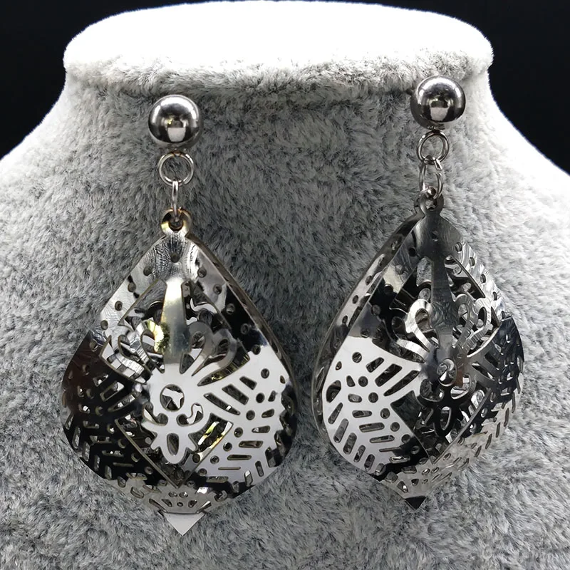 Женский ювелирный комплект из колье и серёг нержавеющей стали|african beads jewelry set|beaded