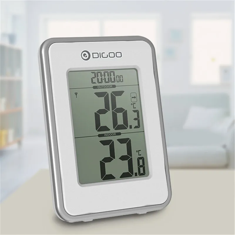 Digoo DG TH1980 th1980. цифровой ЖК термометр для дома и улицы сенсорный монитор настольные