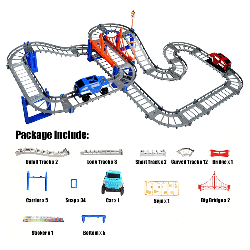Двойные следы Электрический Rail поезд Томас и Друзья Железнодорожный трек