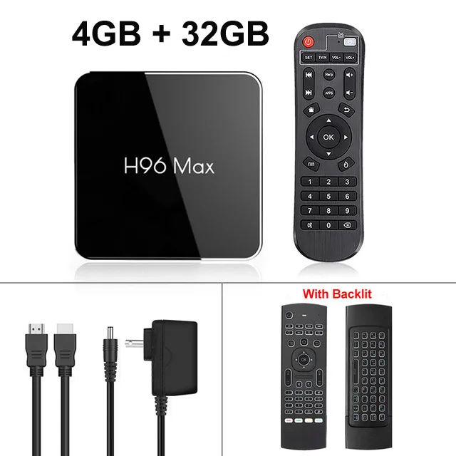 4 Гб ram 64G Android 9 tv BOX H96 MAX X2 Amlogic S905X2 Smart 4K медиаплеер 2,4G& 5G Wifi PK X96max H96MAX телеприставка Netflix - Цвет: 4GB 32GB Mx3 No voic