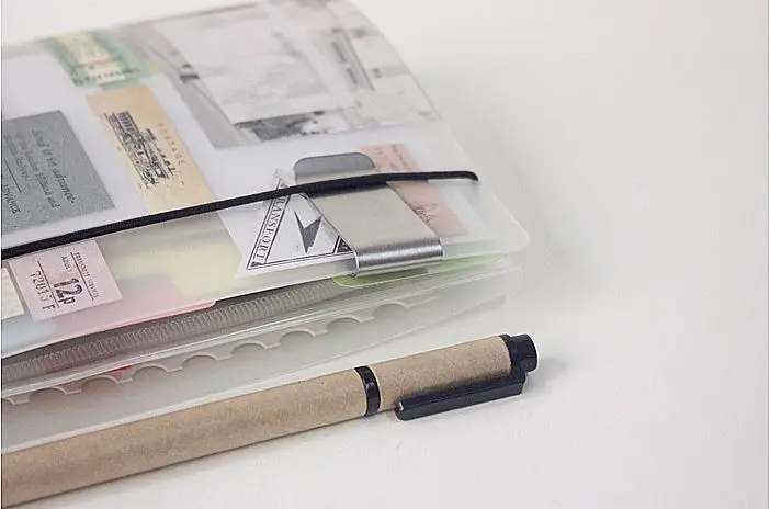 Retro White steel Fine Travelers Diary Paper Clips |