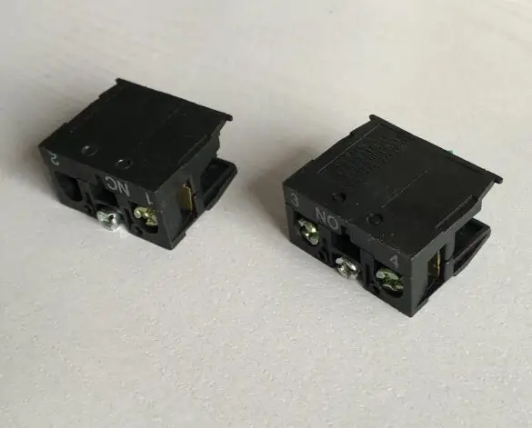 10 шт. кнопочный переключатель Контактный блок ZB2-BE101C NO / ZB2-BE102C NC 10A 600V |