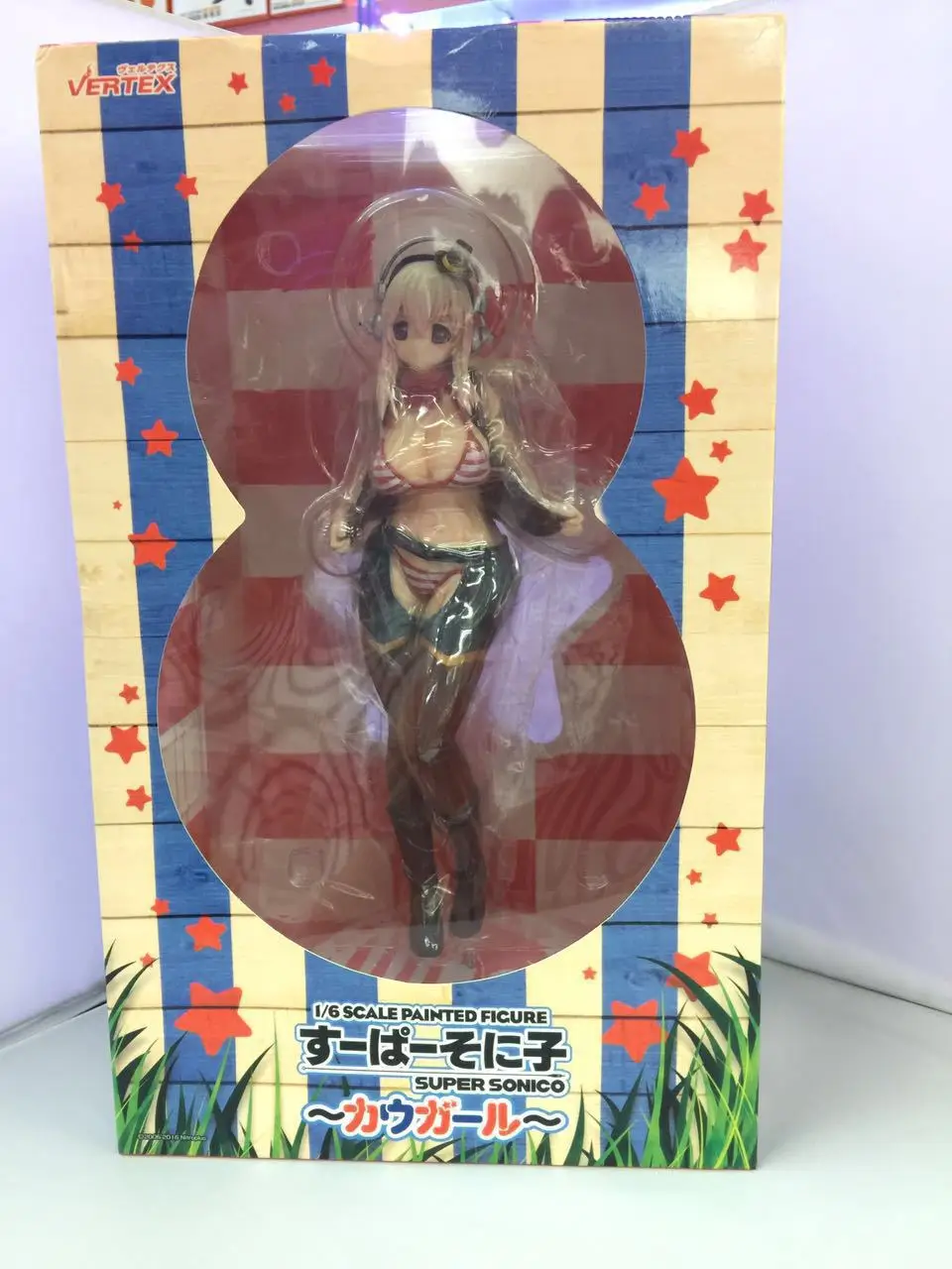 Аниме Супер Sonico Cowgirl масштаб 1/6 разрисованная фигурка полная сексуальная экшн