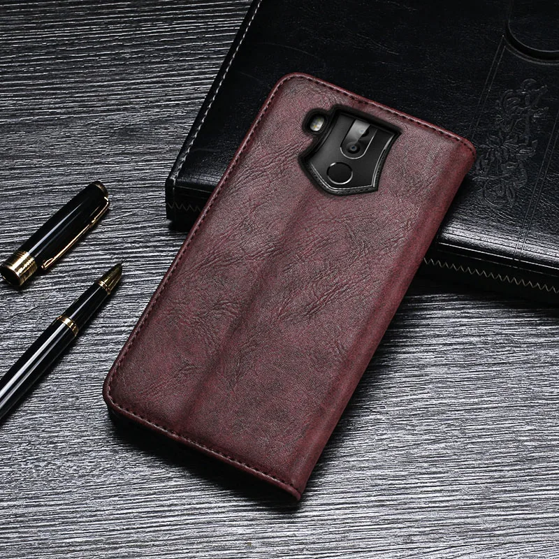 

Case for Oukitel K8 Luxury Retro Rivet Leather Wallet Flip Fundas Cover for Oukitel K10 K8 K7 K6 K5 K3 Case Phone Accessories