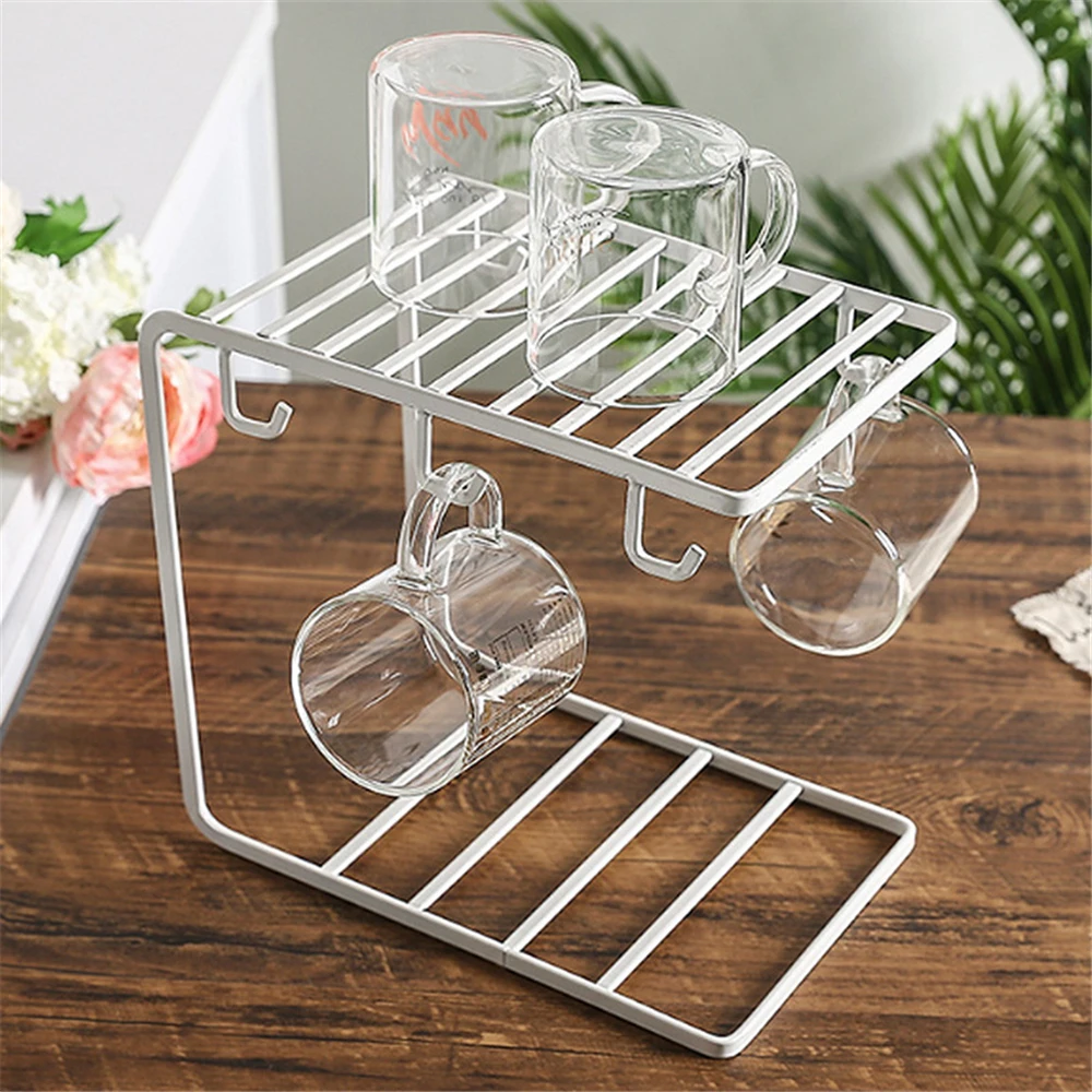 Кофейные чашки железная стойка креативный Железный Держатель для кухонная