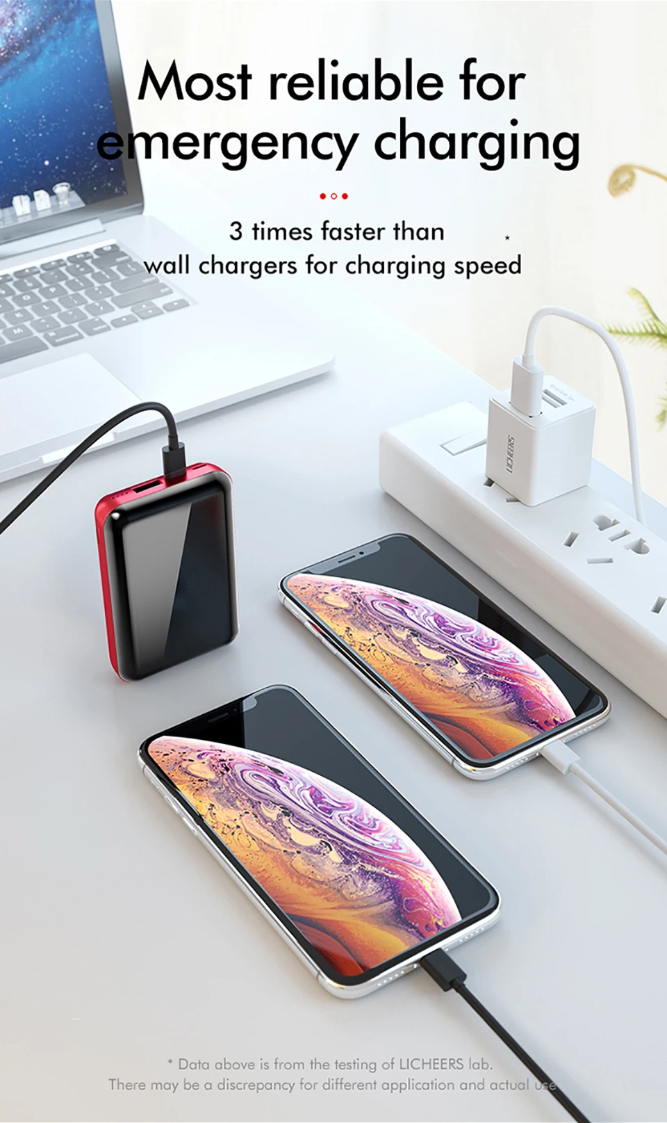 LINGCHEN 10000mA mi ni power Bank PD 3,0 быстрое зарядное устройство для iPhone Xiaomi mi 9 huawei портативное Внешнее зарядное устройство