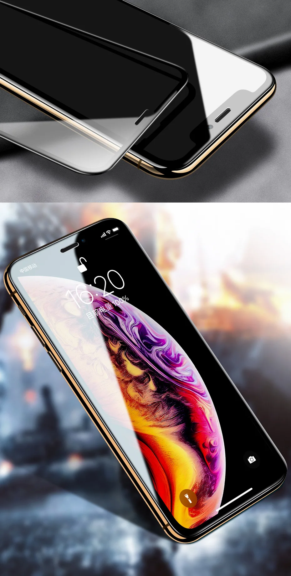 1-3 шт 15D Защитное стекло для iPhone X XR XS MAX полное покрытие для iPhone 8 7 6 6s защита экрана стекло на iPhone XR пленка