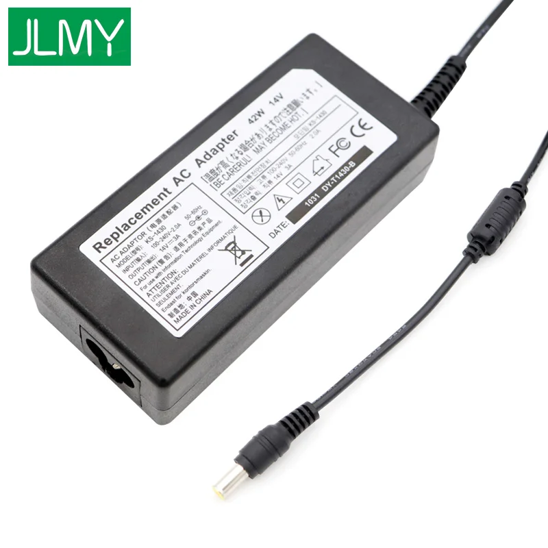Горячая распродажа! Адаптер для ЖК-монитора зарядное устройство SAMSUNG 14V3A 2.14A 1.43A