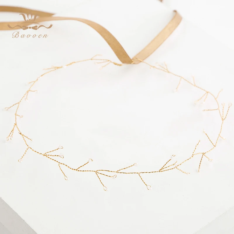 Европейские свадебные Hairbands ручной маленьких невесты Жемчуг Crystal Clear тиара