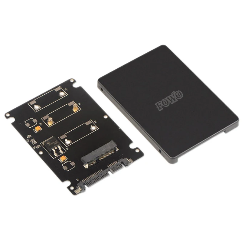 Мини pcie mSATA SSD до 2 5 дюймов SATA3.0 адаптер карта с чехол высокого качества SATA
