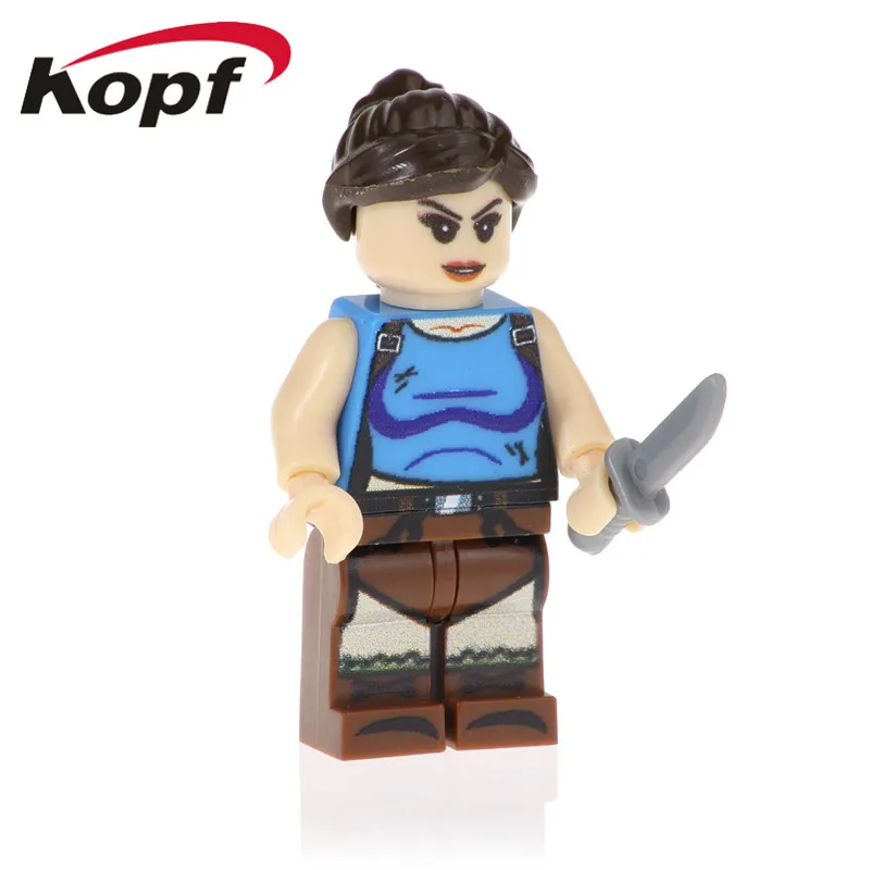 PG1538 Without Box PG1538 строительные блоки Super Heroes Lara Croft power Big Barda Namor Mckenzie power Girl Joker фигурки кирпичики для детей игрушки - Color: PG1538 Without Box