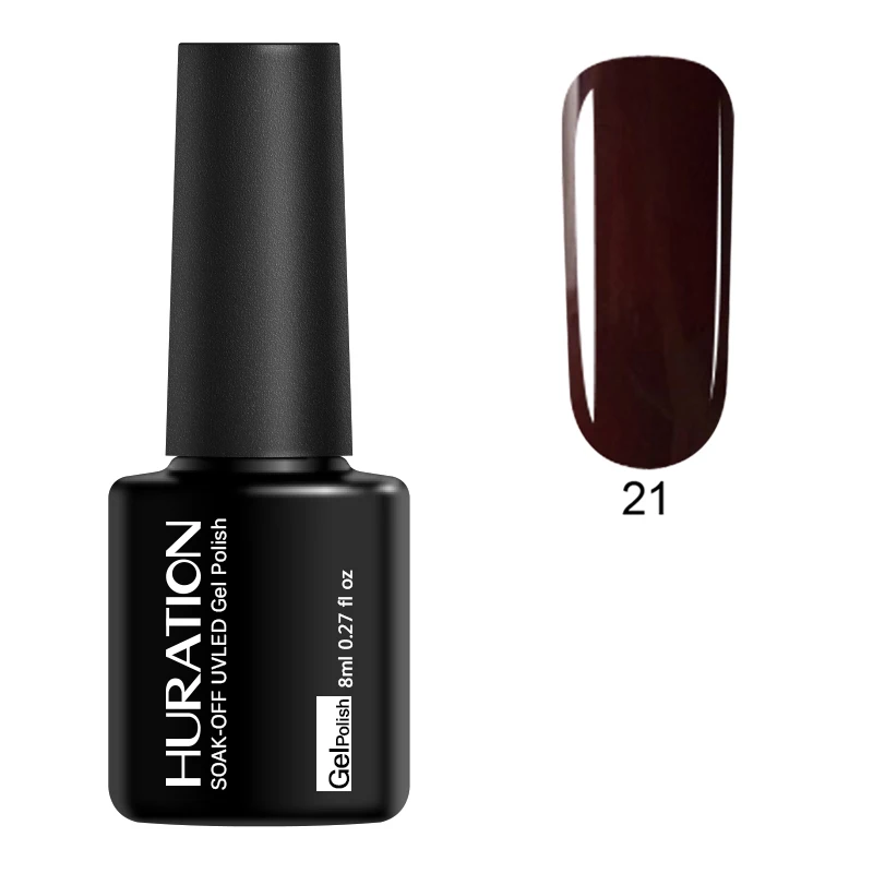 Huration 8 мл База Top Coat гель лак для ногтей красочные УФ Soak Off грунтовка прозрачный