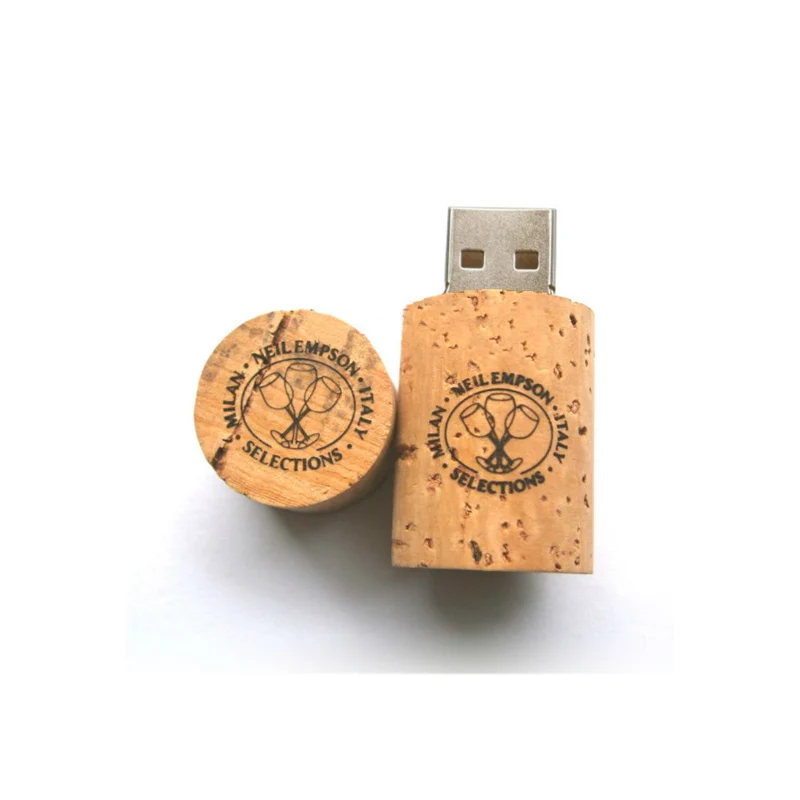 

Деревянный пробковый USB флеш-накопитель в виде бутылки вина, флеш-накопитель 32 ГБ, 16 ГБ, 8 ГБ, 128 Мб, деревянный флеш-накопитель, флешка с логоти...