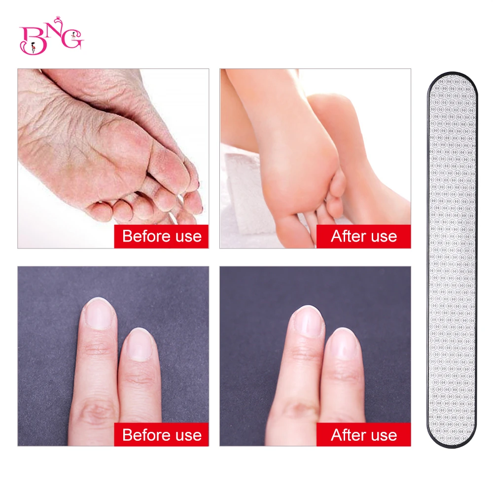 Пилка для ногтей двусторонняя из нержавеющей стали 2 шт.|Пилки ног| |