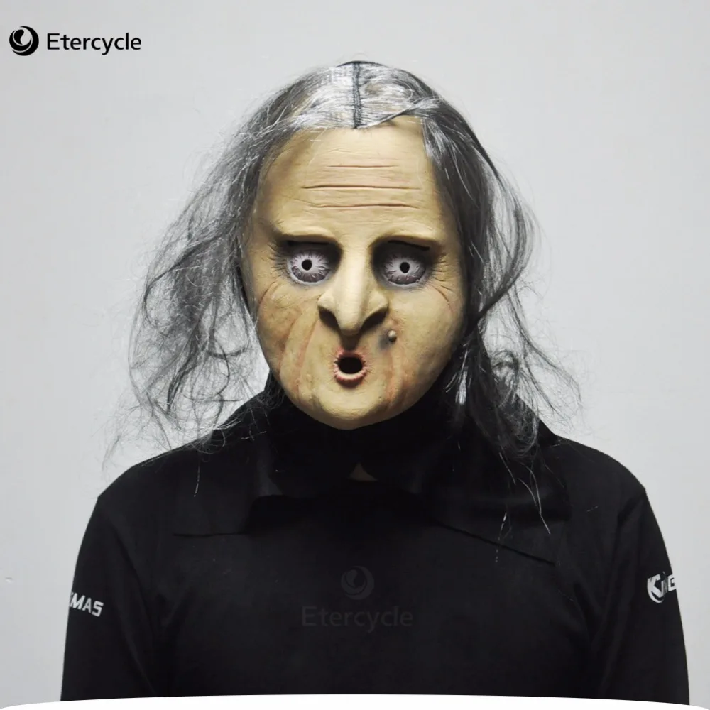 Страшные маски ведьм Хэллоуин ужас латексная маска женский косплей реквизиты