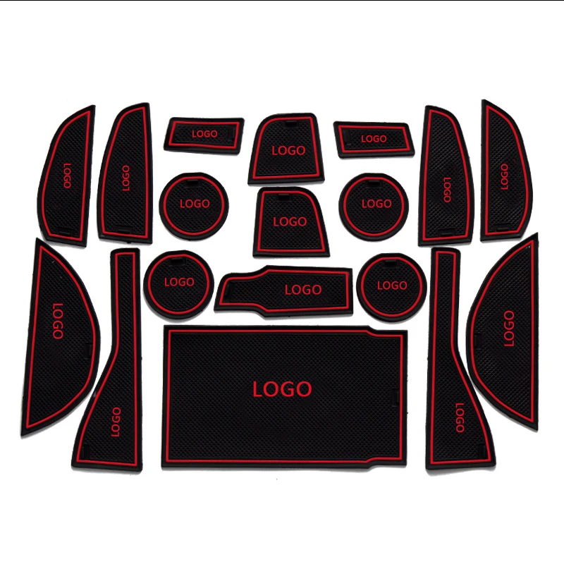 Анти скольжения ворота Слот коврик резиновая подложка для Lexus NX 200 Т 300 H AZ10 2015 2016 2017