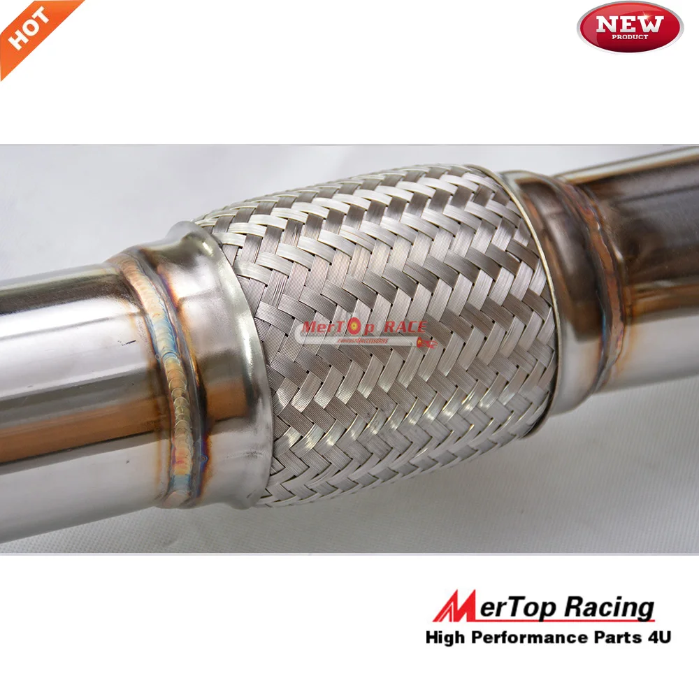 MERTOP Racing 3 ''турбо труба из нержавеющей стали для A3 S3 8V TT / MK7 R 2 0 T 2014 +|downpipe|downpipe