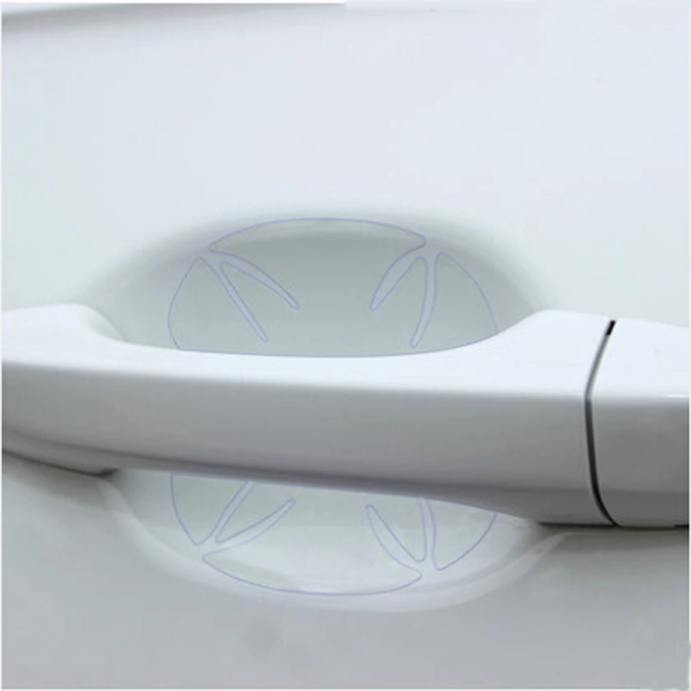 4 шт./компл.. Ручка для автомобильной двери защита от царапин Невидимая клейкая