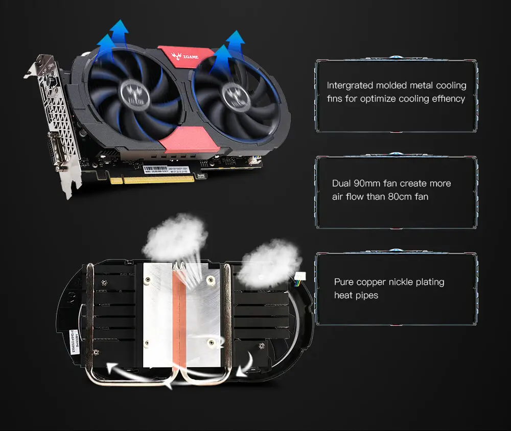 Красочные видеокарты NVIDIA GTX 1050Ti, видеокарты GeForce iGame Gaming, 4 Гб, GDDR5, 128 бит, видеокарты PCI-E X16 3,0, GTX1050Ti
