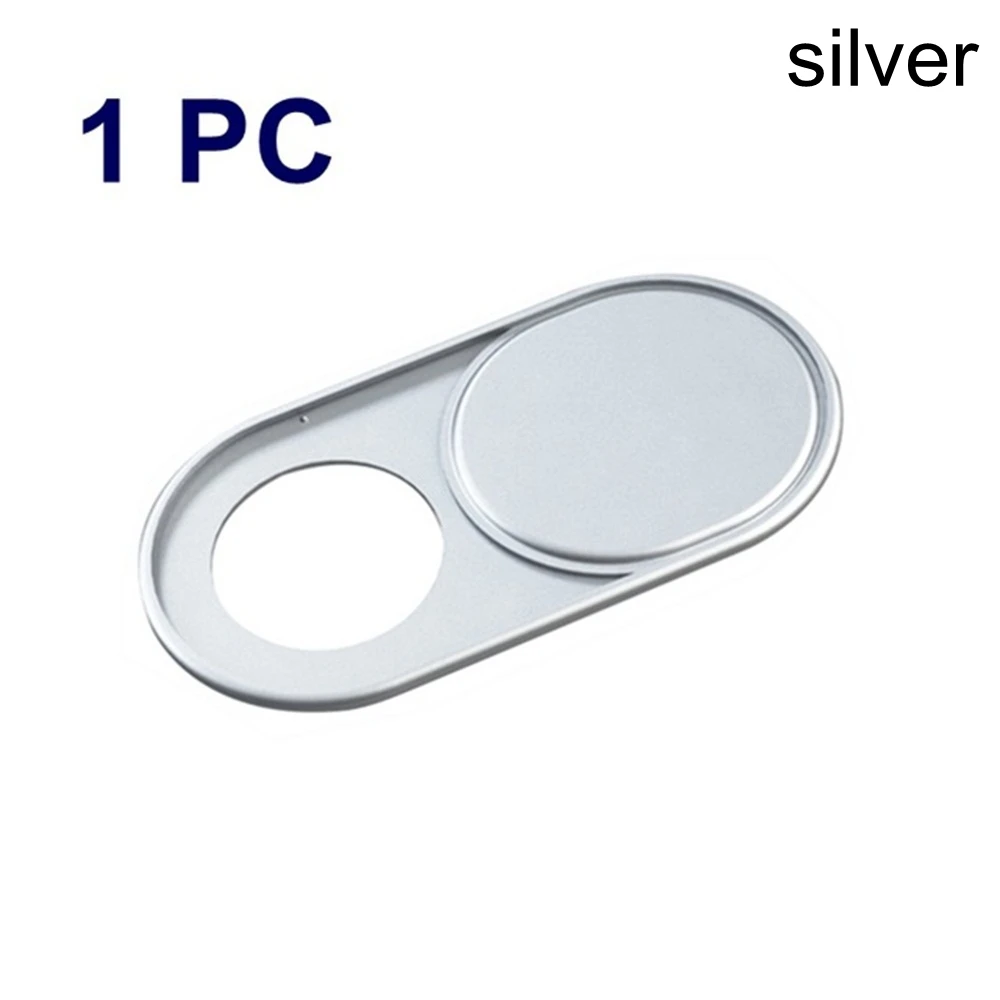 1pc silver Слайдер для камеры, Защитная Наклейка для конфиденциальности, Универсальная металлическая веб-камера, чехол для ноутбука, планшета, телефона, ультратонкая наклейка для затвора - Цвет: 1pc silver