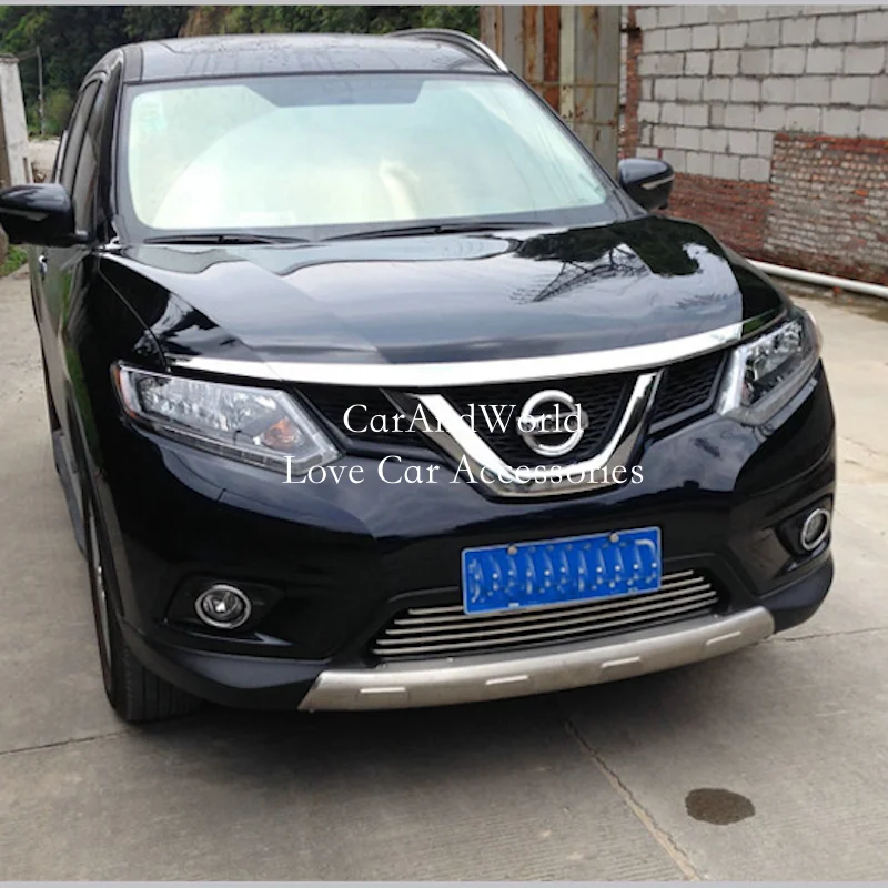 Для Nissan X-Trail X Trail T32 Rogue 2014 2015 2016 передний капот решетка капота полоса накладка ABS