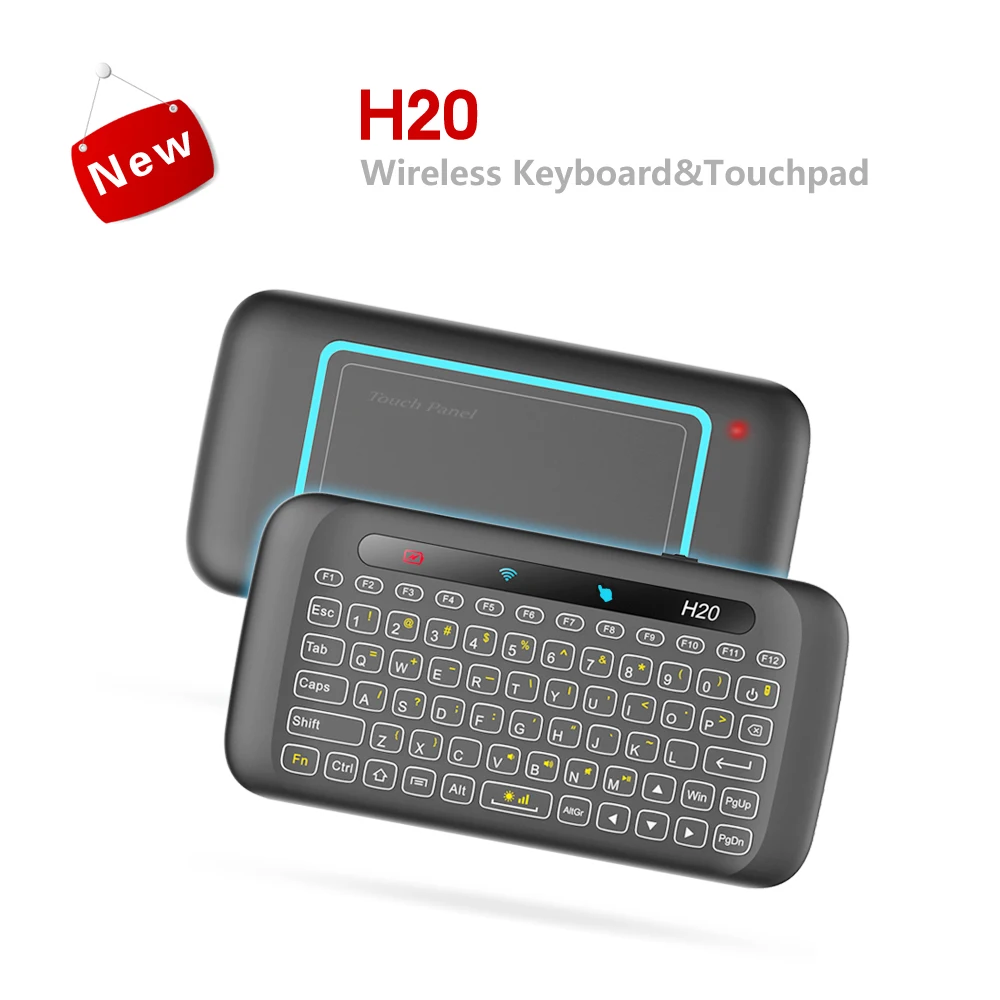 

Мини-клавиатура H20 с сенсорной панелью и подсветкой, 2,4 ГГц