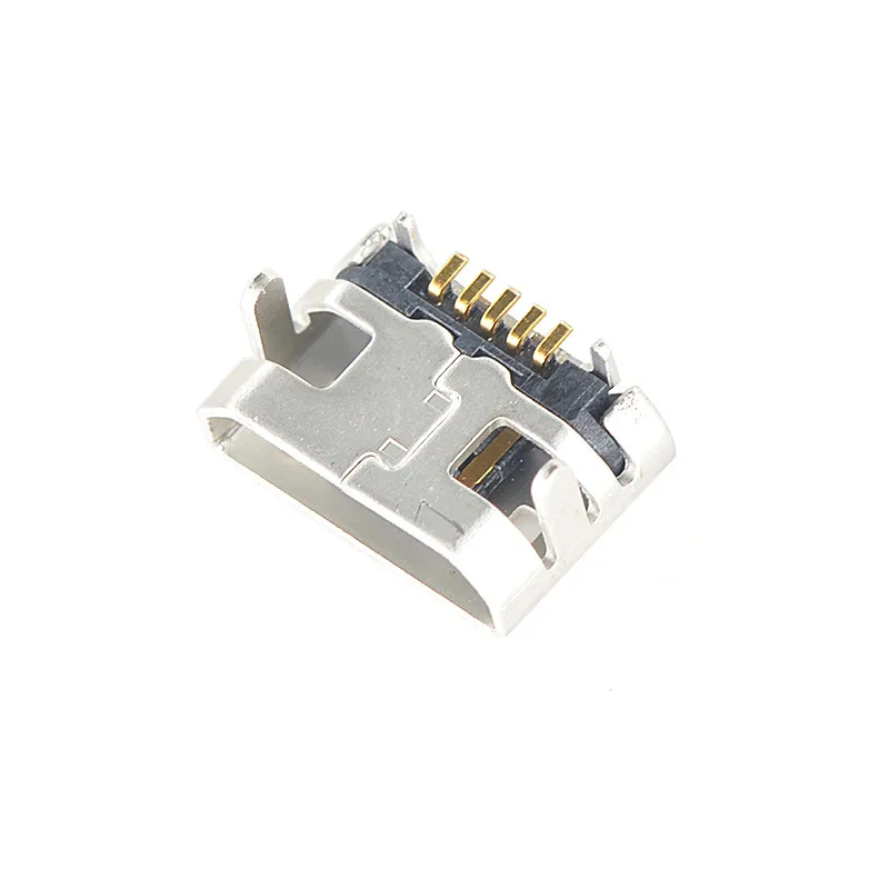 Без обжима MicroUSB разъем 5-контактный четырехконтактный штекер гнездовой |