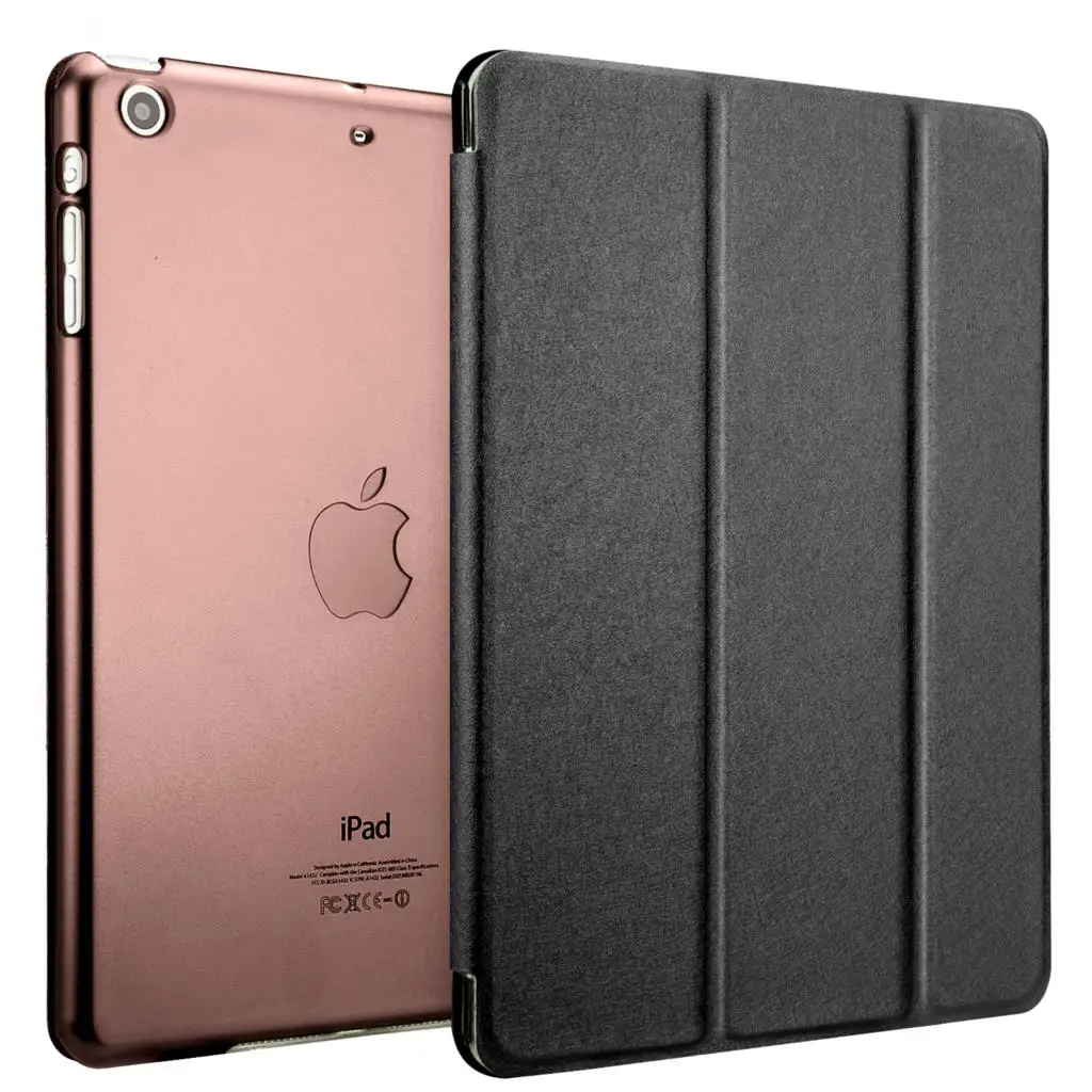 Тонкий смарт чехол для IPad Mini 1 2 3 4 из искусственной кожи Tri Fold Stand Apple iPad mini
