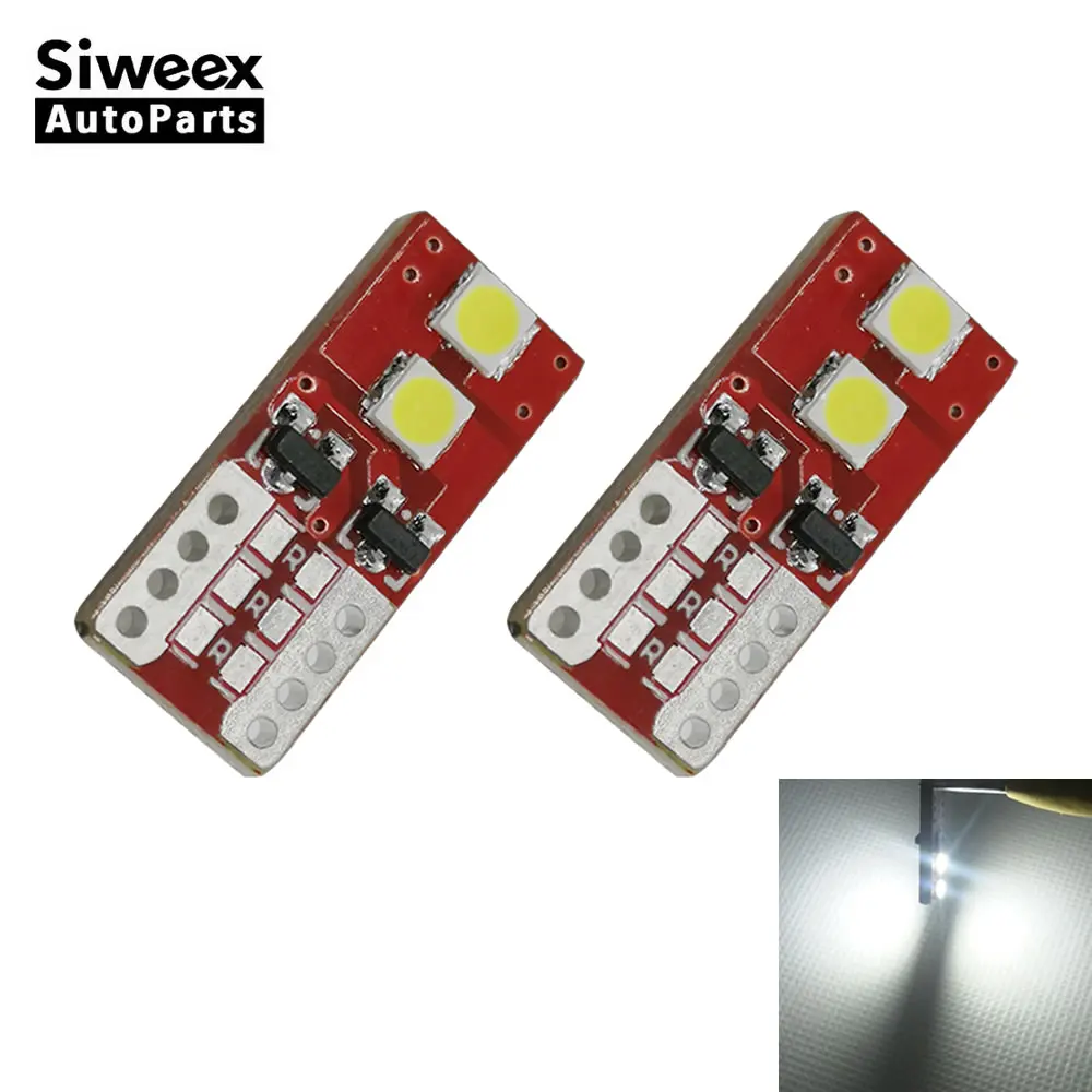 2 шт./лот W5W 194 T10 авто светодиодный лампы 4 3030 SMD Габаритные огни Поворотники