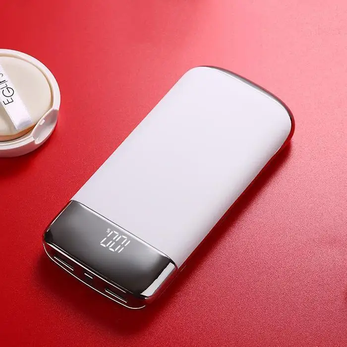 10000 мАч цифровой дисплей power Bank Внешняя батарея PoverBank USB bank портативное зарядное
