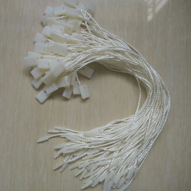 500 шт. прочные кремово белые уплотнительные шнуры для бирки рубашки/нижнего белья