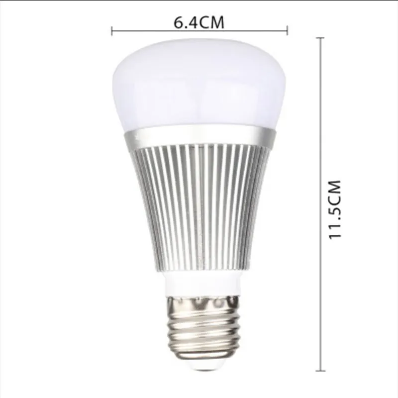 OEM Remote APP Control LED Bulb Intelligent WIFI Timing Globe 7W RGB Smart Home Artificial Speech Adjust Bedroom Lighting Bulbs | Освещение