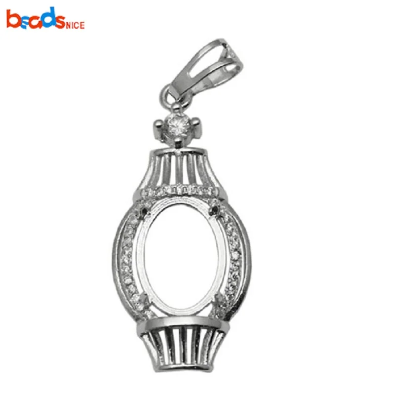Beadsnice Стерлинговое Серебро Подвеска Установка основа Подвески Diy Изготовление ювелирных изделий женские аксессуары ювелирные изделия 34065