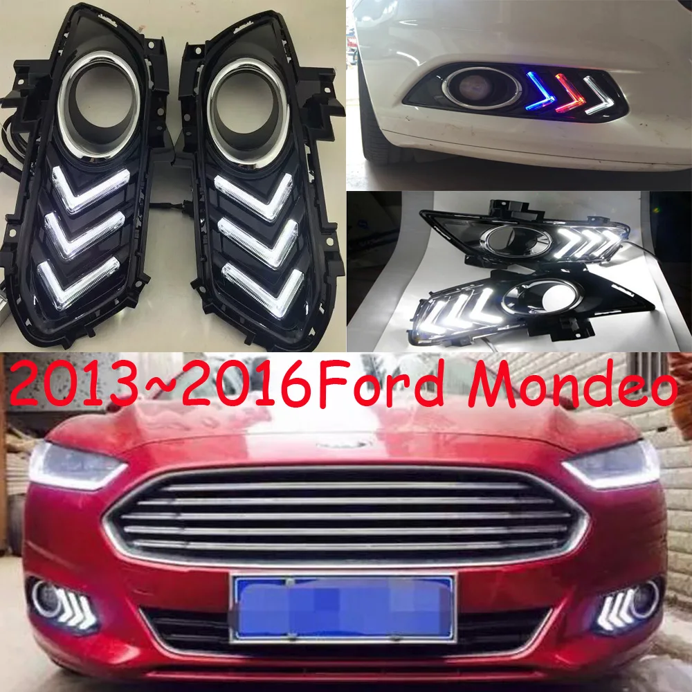 Автомобильный бампер головной светильник для Ford Mondeo Дневной fusion 2008 ~ 2012/2013 2016