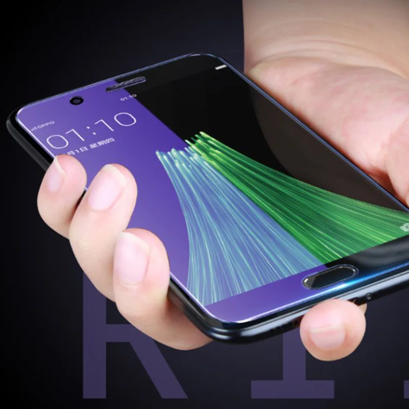 JGKK Защитное стекло для OPPO F7 F5 R15 R11 R11S Plus с защитой от синего фиолетового 2.5D