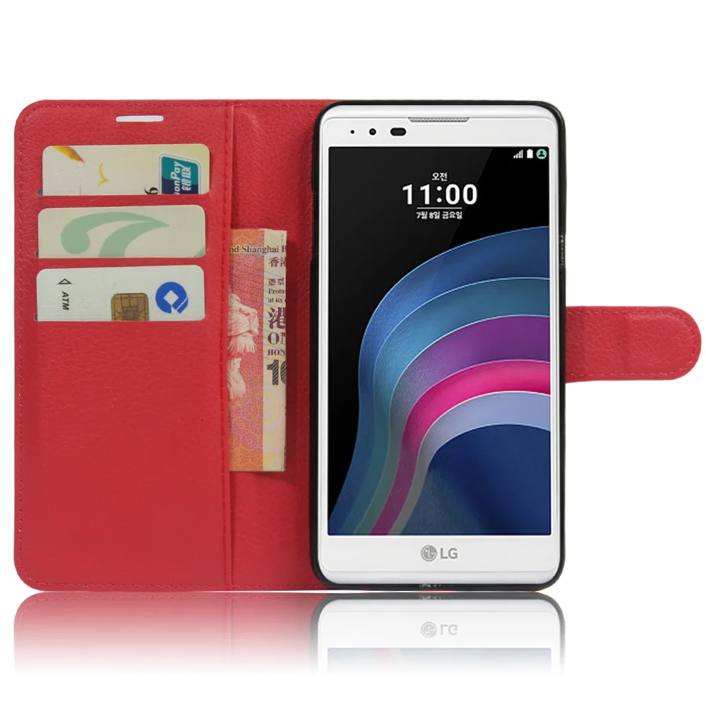 Чехол для LG X Max K240 5 дюймов роскошная Обложка на заднюю панель из искусственной