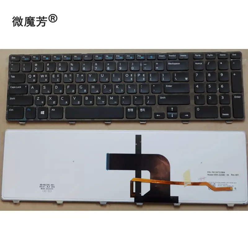 KR новая клавиатура для DELL 17R 3721 3737 17R-5721 N3721 N5721 5721 5737 5357 M731R 5735 Клавиатура ноутбука