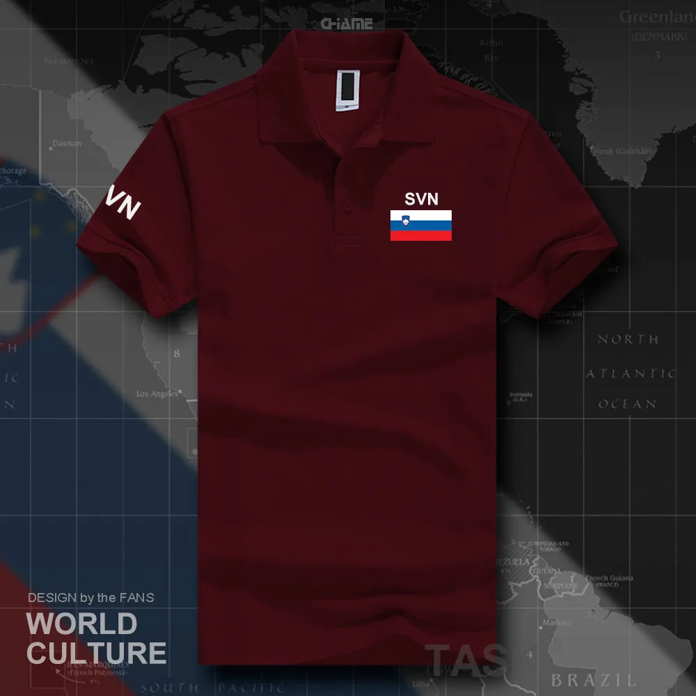 

Slovenia Slovene polo shirts men short sleeve white brands printed for country 2017 cotton nation team flag new SVN Slovenija SI