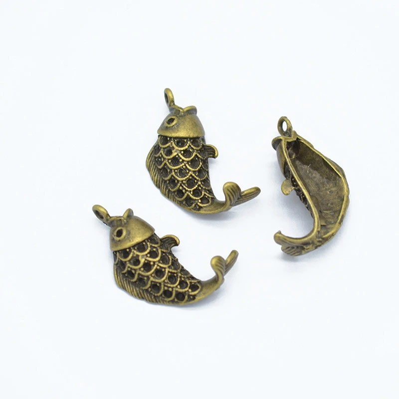 

40pcs Fish Charms DIY Jewelry Making Pendant Fit Bracelets Necklaces Earrings Handmade Crafts