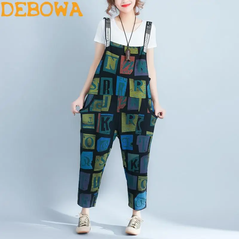Debowa 2018 новые осенние женские брюки для художественной и работы большого размера