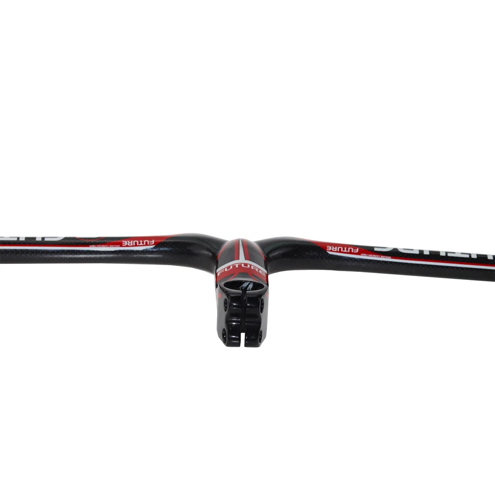 FUTURE Carbon Fiber MTB Flat Handlebar Integrated With stem | Спорт и развлечения