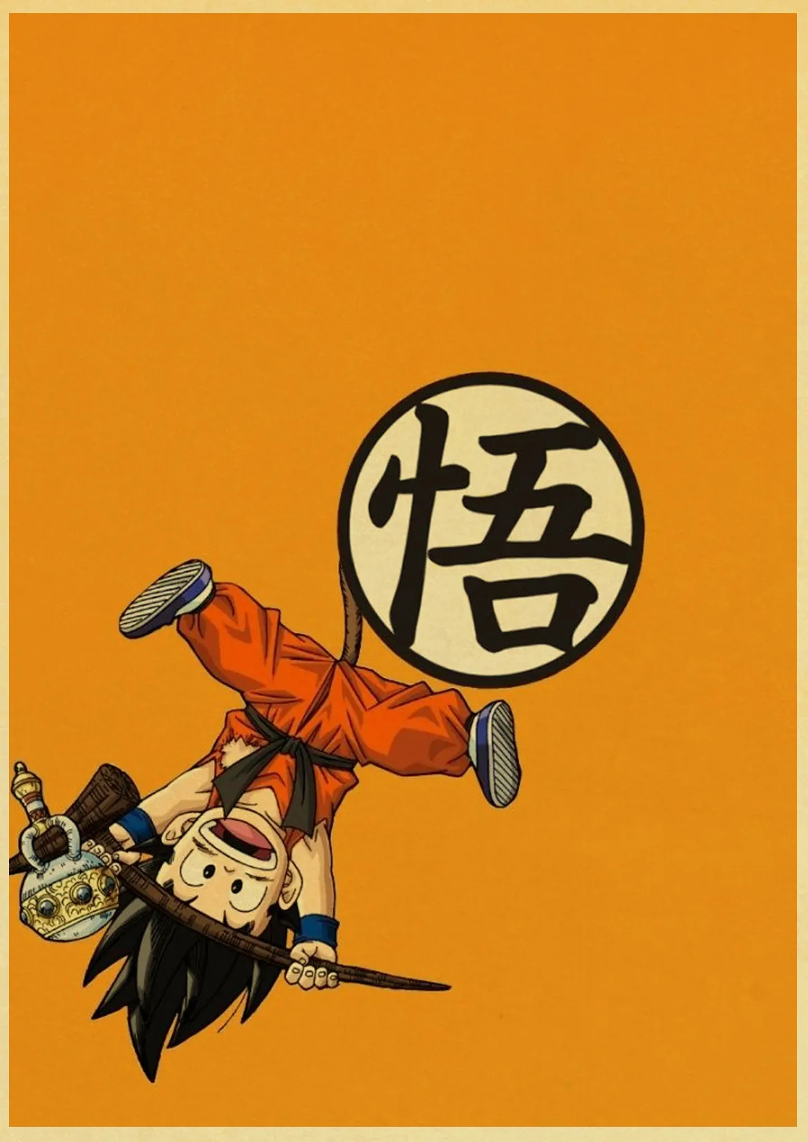Японское аниме фильм Dragon Ball винтажные плакаты хорошего качества печатный плакат на стену в стиле ретро декоративная живопись для комнаты домашнего искусства - Цвет: E063