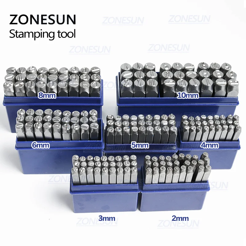 ZONESUN 27 шт ювелирные изделия металлические марки Алфавит Набор A-Z с &amp письмо удар