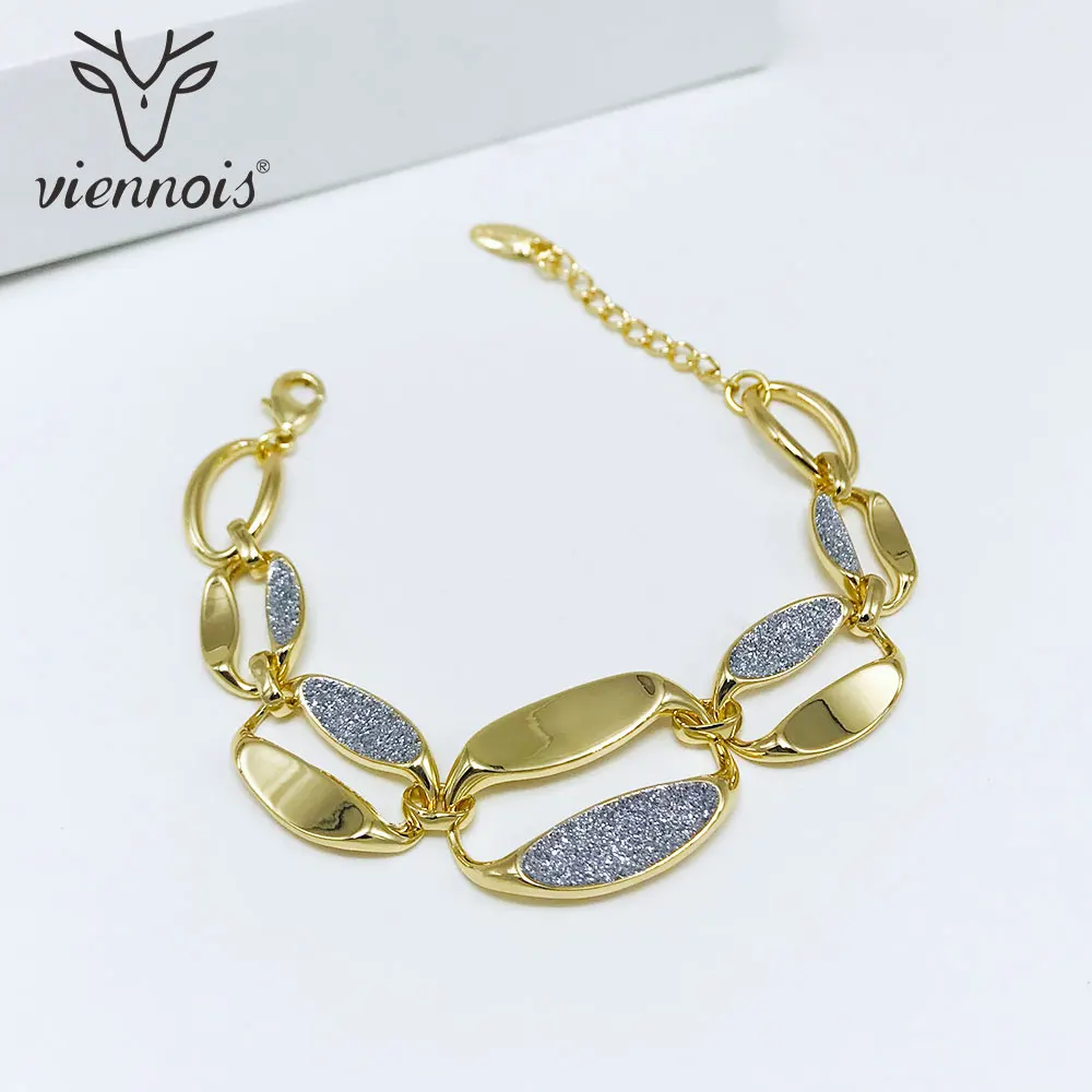 Viennois Bracelet &amp Bangles For Women Rose Gold/ Gold Color Chain Shining Polishing Wedding Jewelry 2020 | Украшения и