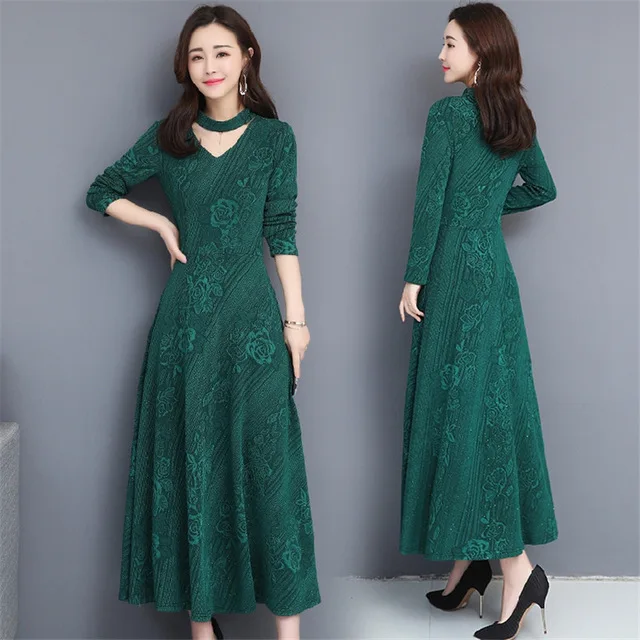 Женское длинное платье в богемном стиле весна-осень 2020 новые модные женские