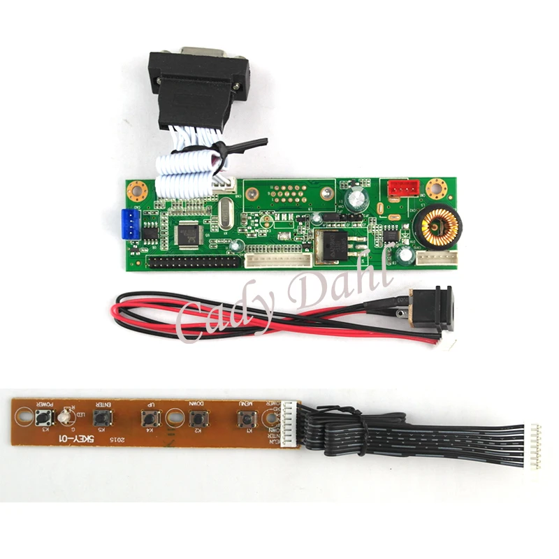 Оптовая продажа 10 шт. плата контроллера монитора с 30 контактами VGA LVDS для Raspberry PI 3 7