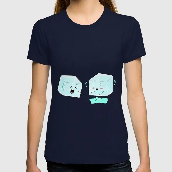 2017 Лето Ограниченной женщины футболки Ice cube проблемы Короткими рукавами Хлопок