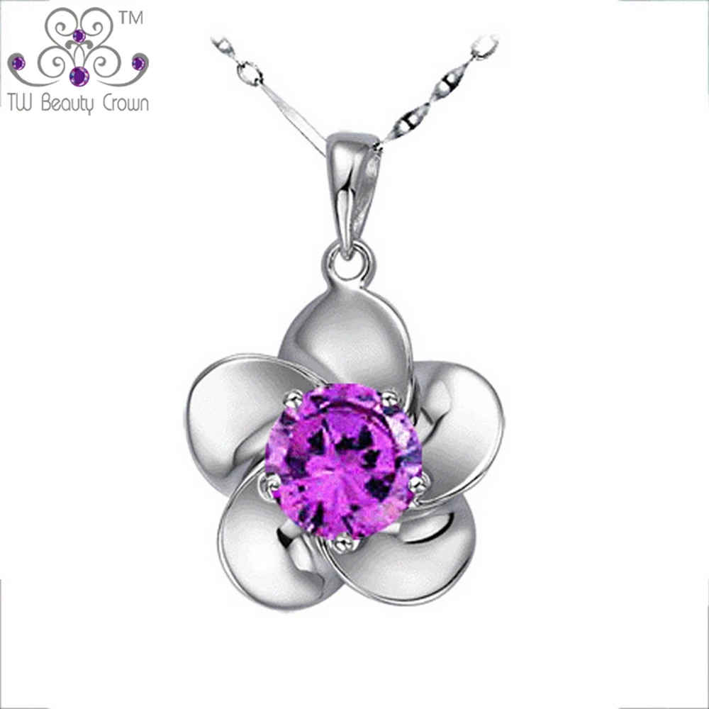 Женское ожерелье из серебра 925 пробы с фианитами | Украшения и аксессуары