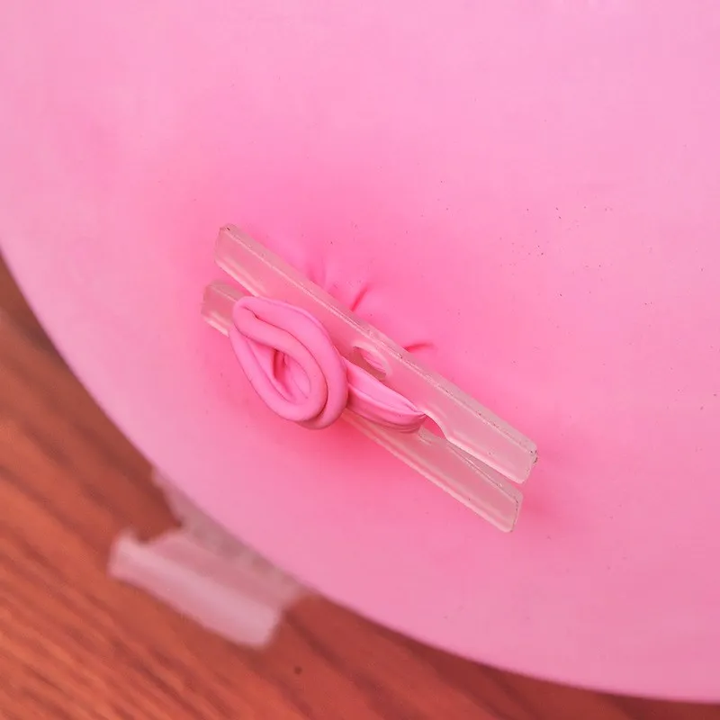 50 шт прозрачные пластиковые воздушные шары уплотнительный зажим V/H форма для